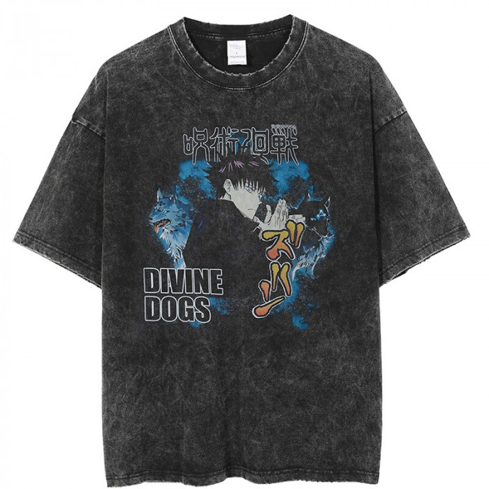 T-Shirt Jujutsu Kaisen Oversize : Divine Dogs