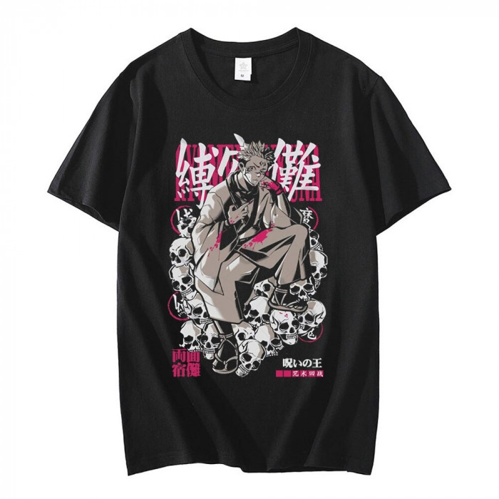 T-Shirt Jujutsu Kaisen : Sukuna Trône
