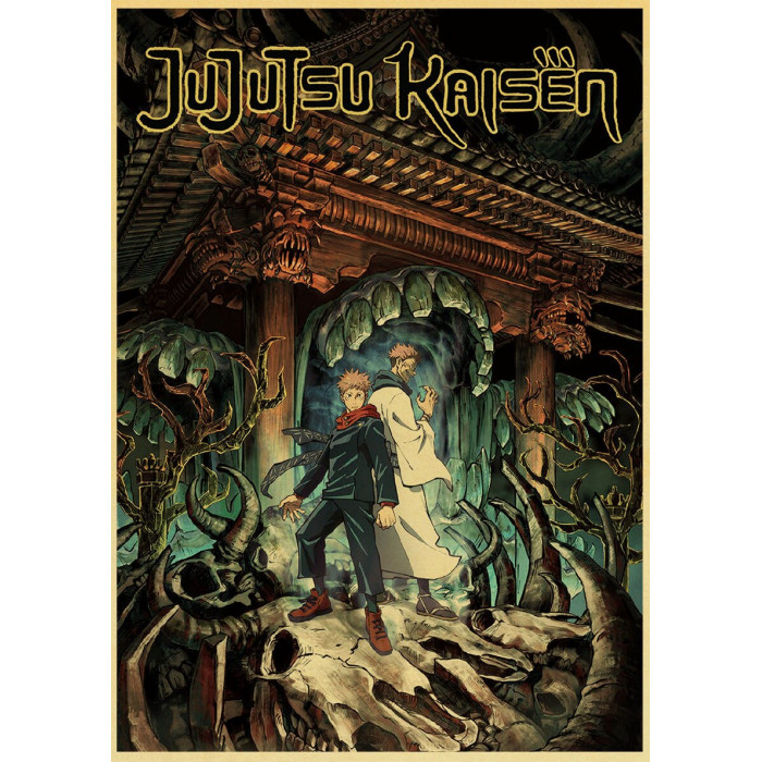 Poster Jujutsu Kaisen : Yuji Itadori & Sukuna Ryomen